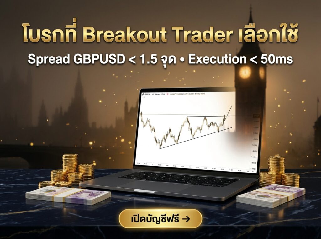 โบรกที่เหมาะกับ London Open Breakout