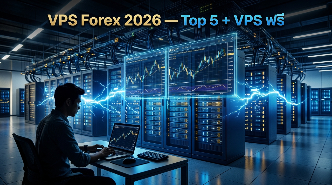 VPS Forex 2026 Top 5 พร้อมวิธีรับ VPS ฟรีจากโบรก