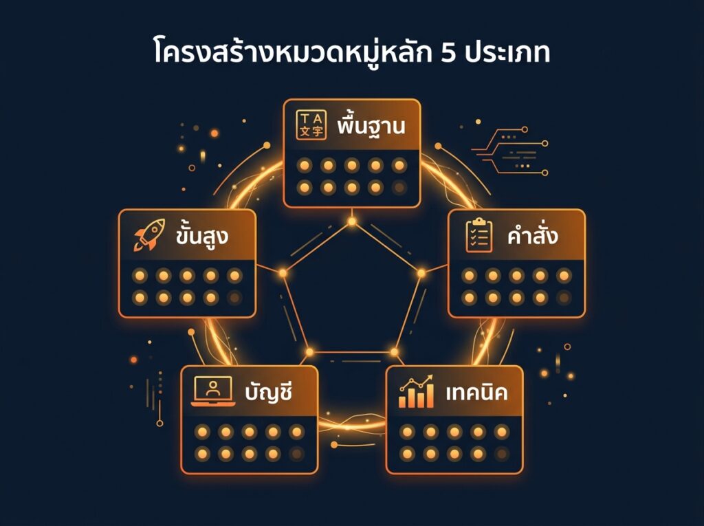 5 หมวดศัพท์ Forex แบ่งตามระดับ