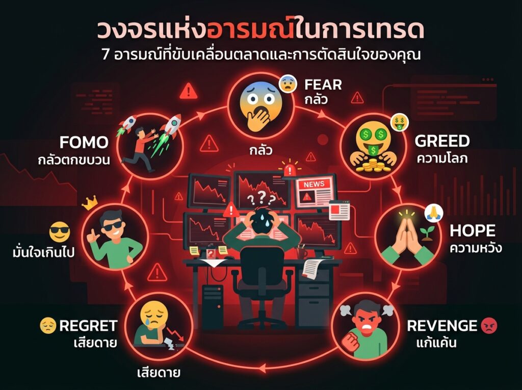 จิตวิทยาการเทรด Forex คุมอารมณ์ก่อนคุมเงิน