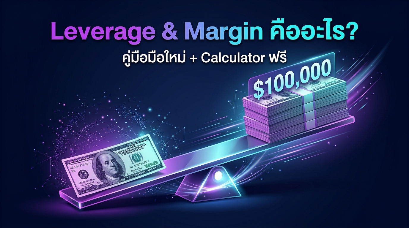 Leverage & Margin คืออะไร? คู่มือมือใหม่ + Calculator ฟรี 2026