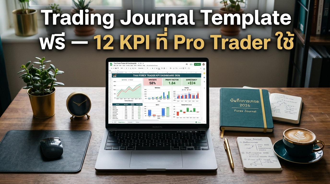 Trading Journal Template ฟรี 12 KPI Google Sheets สำหรับเทรดเดอร์ไทย