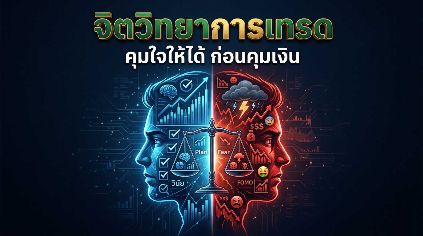 จิตวิทยาการเทรด Forex สำหรับมือใหม่ 2026: คุมใจให้ได้ ก่อนคุมเงิน