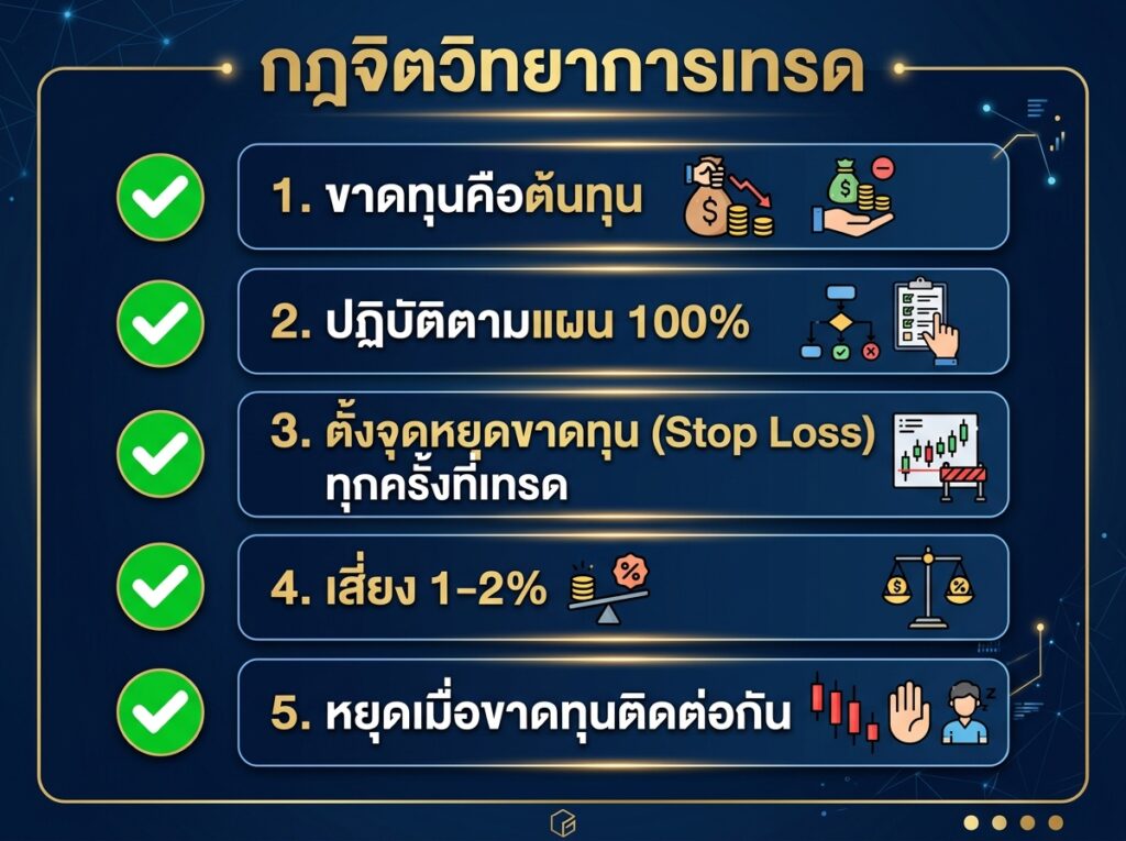 Mindset เทรดเดอร์มือโปร Checklist วินัยการเทรด
