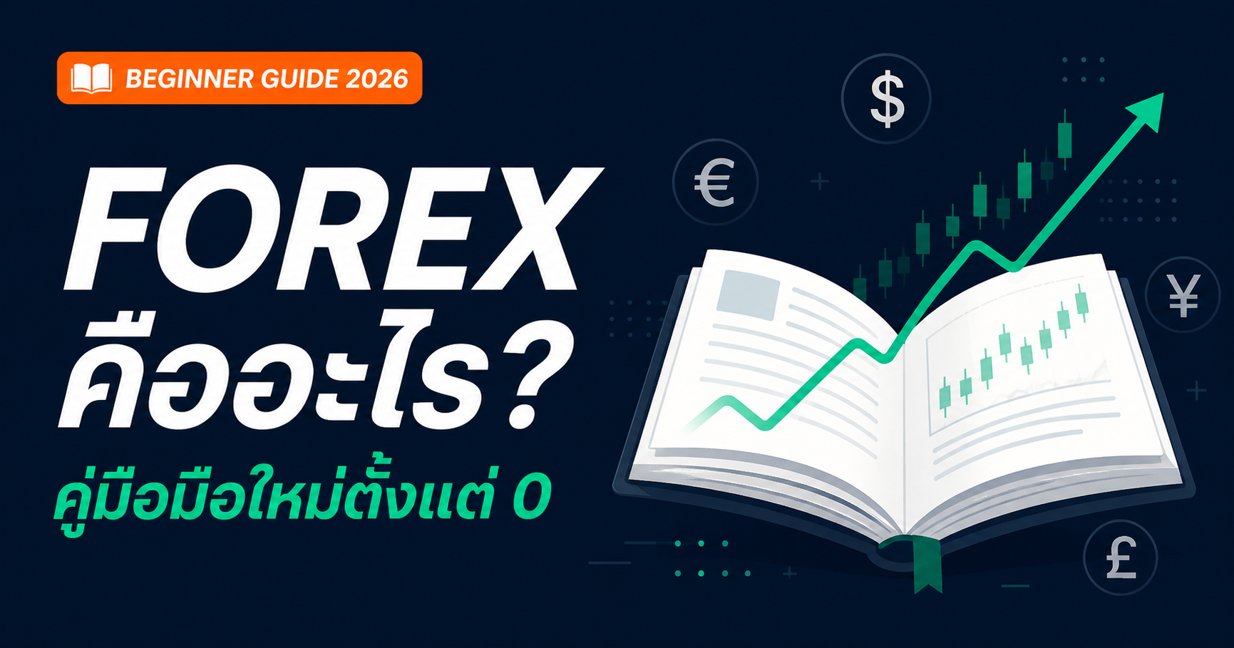 Forex คืออะไร? คู่มือมือใหม่ตั้งแต่ 0 ถึงเปิดบัญชีแรก ปี 2026