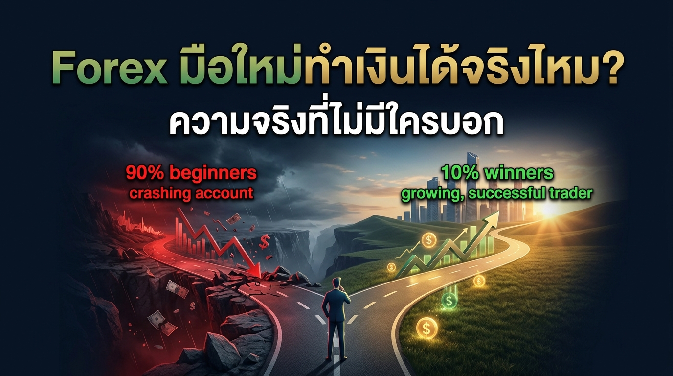 Forex มือใหม่ทำเงินได้จริงไหม? ความจริงที่ไม่มีใครบอก [คู่มือ 2026]